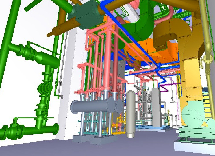 BIM（CAD）データ：機械室