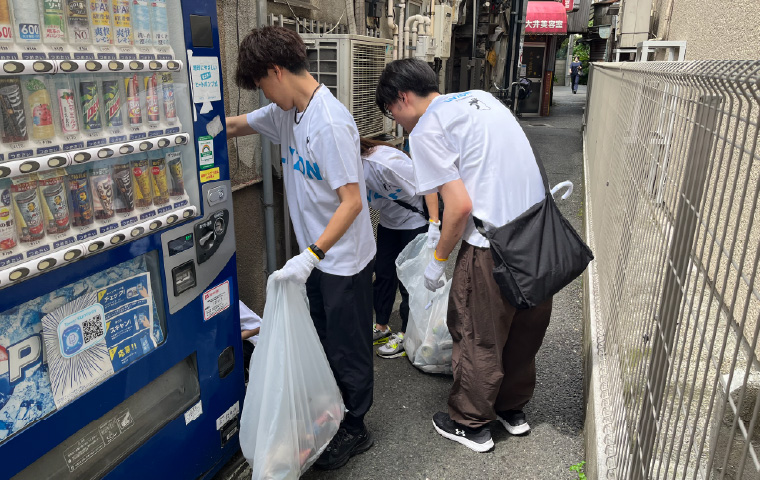 「スポGOMI in 大井」の様子