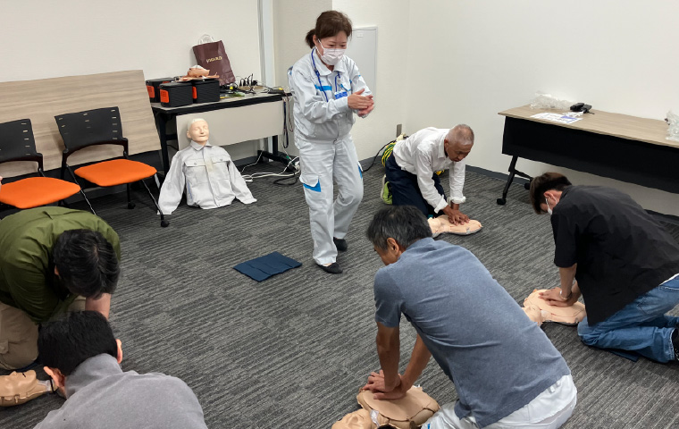 法定安全衛生教育の様子